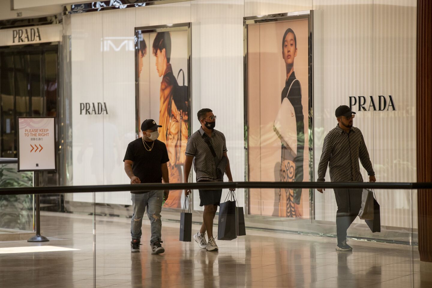 Shoppers find long lines at newly reopened South Coast Plaza - Los Angeles  Times