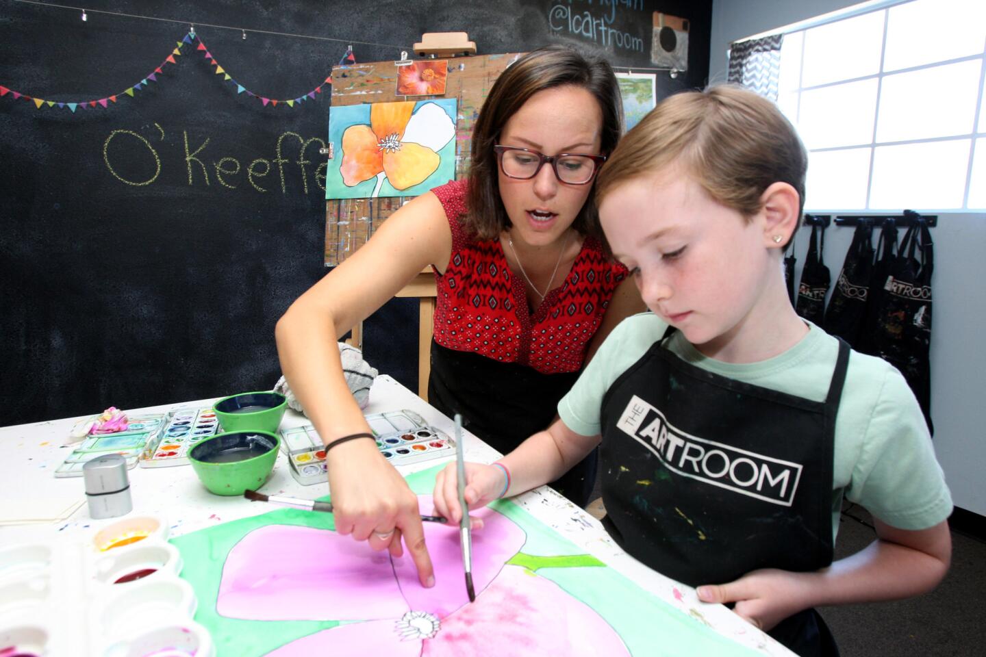 The Art Room in La Crescenta offers variety of art classes for Summer