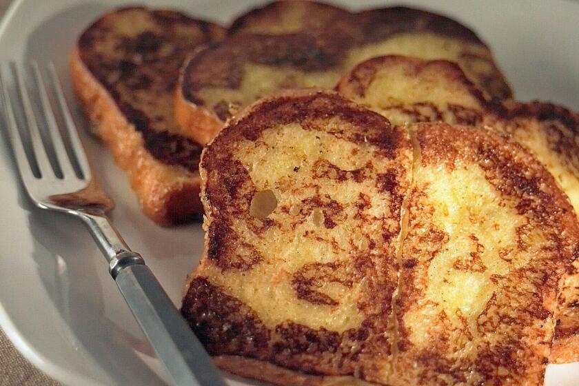 Square One Dining's French toast -- so good you almost don't need butter and maple syrup. Almost. Click here for the recipe.