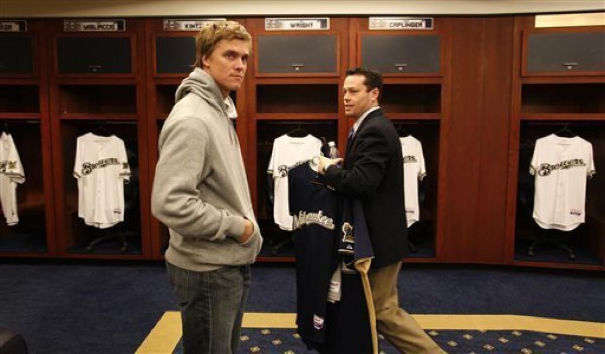 Brewers: Greinke looks forward to something different for him — a winning  team