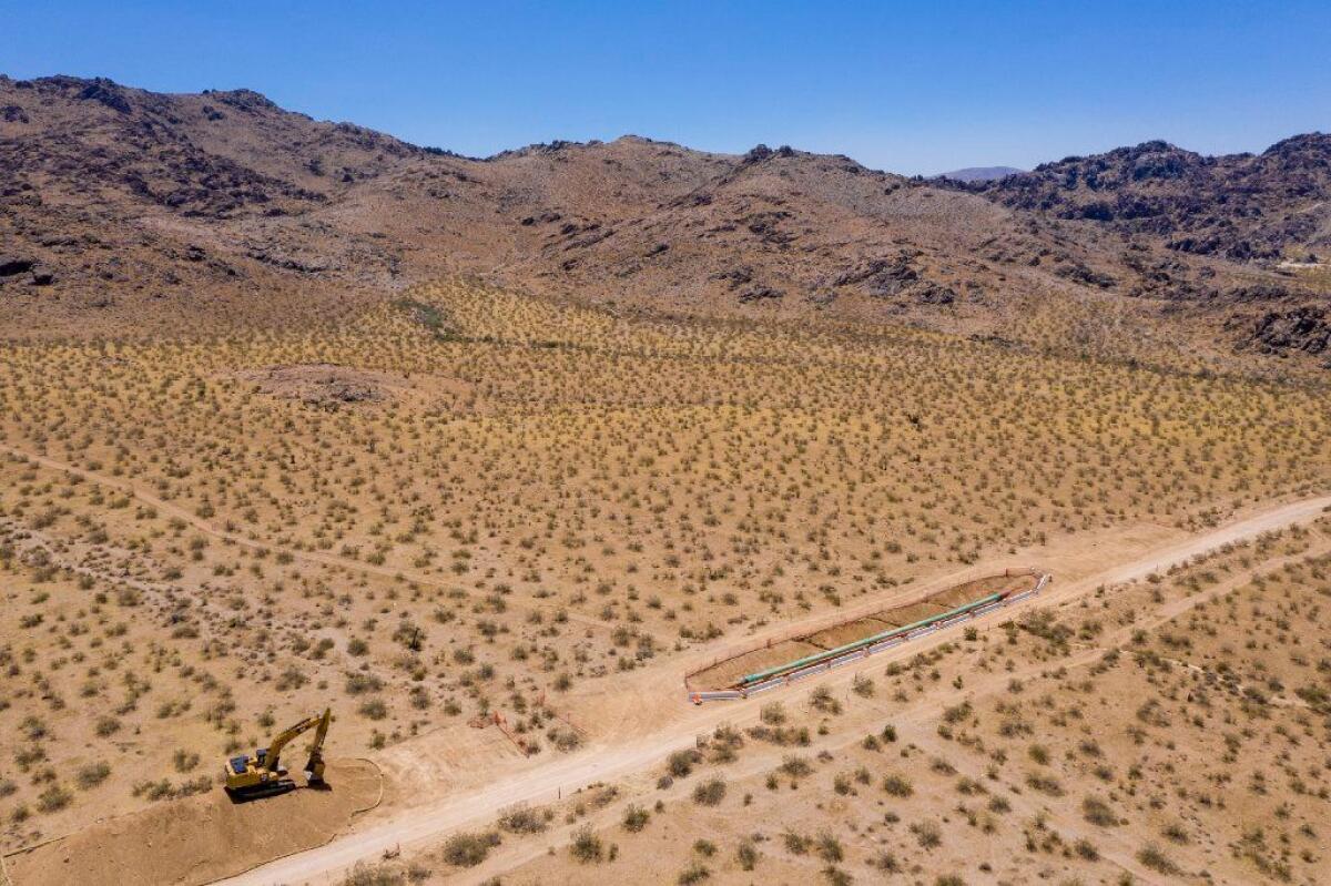 Line 235 brings natural gas through the Mojave Desert toward the Los Angeles Basin. It has been out of service since October 2017.