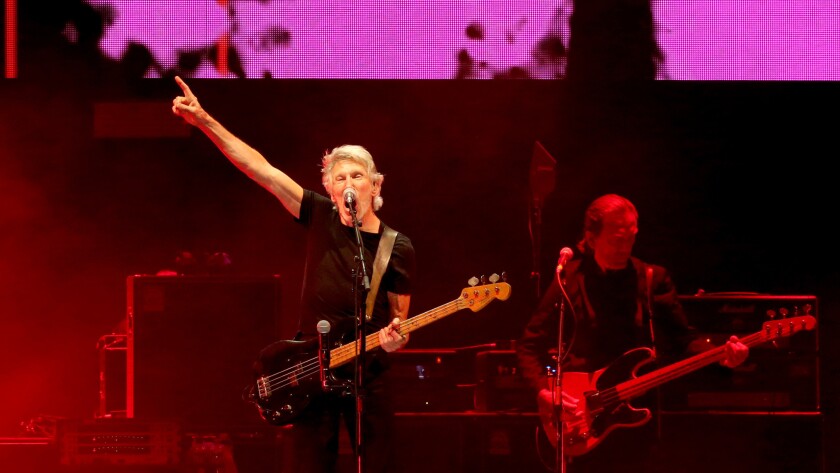 Roger Waters during the second weekend of Desert Trip in Indio.
