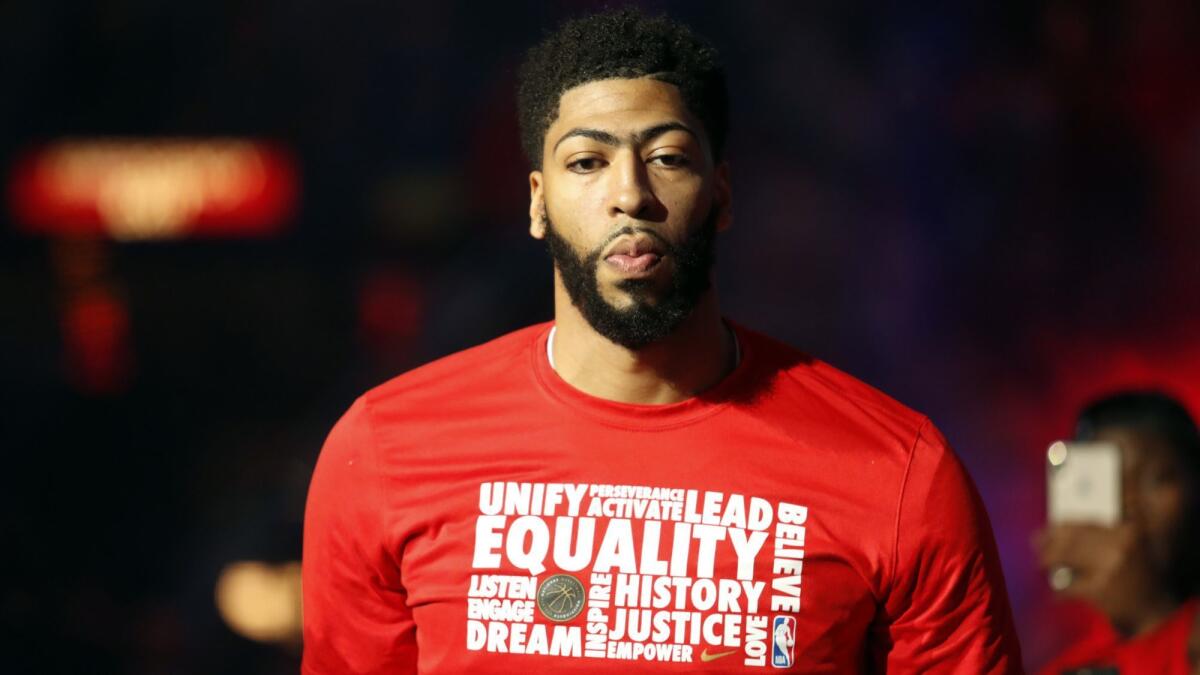 Lakers' Anthony Davis to wear own name on jersey in Orlando - The San Diego  Union-Tribune