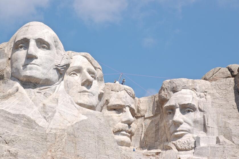 South Dakota's Mt. Rushmore National Memorial.