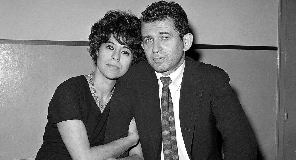 Adele Mailer with her then-husband, novelist Norman Mailer, in a 1960 image. Adele Mailer recently passed away at the age of 90.