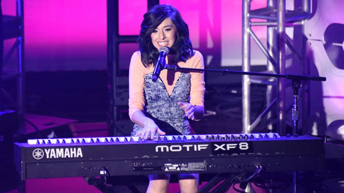 Christina Grimmie performs April 20 in Burbank at What's Trending's Tubeathon Benefiting the American Red Cross.
