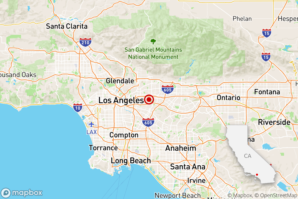 Un terremoto de magnitud golpea a la región de Los Angeles antes de la media noche.
