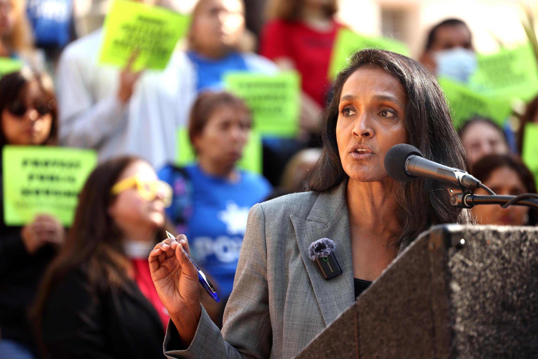 Said Raman Raman says she’s running for mayor because L.A. is headed in wrong ...