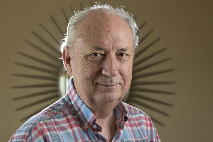 BURBANK, CA - MARCH 16, 2017: Musician Michael Nesmith of the Monkees has a forthcoming book "Infinite Tuesday," which he describes as "an autobiographical riff." He was pigeonholed early as "the smart Monkee," was the group's lead guitarist, sometimes lead singer and writer of some of its most literate songs. Also, he became a pioneer of country rock, helped create the template for what became MTV and has established a business selling his music and videos (and those of other artists outside the mainstream record/movie business. One of pop music's most intriguing and multi-faceted artists. (Myung J. Chun / Los Angeles Times)