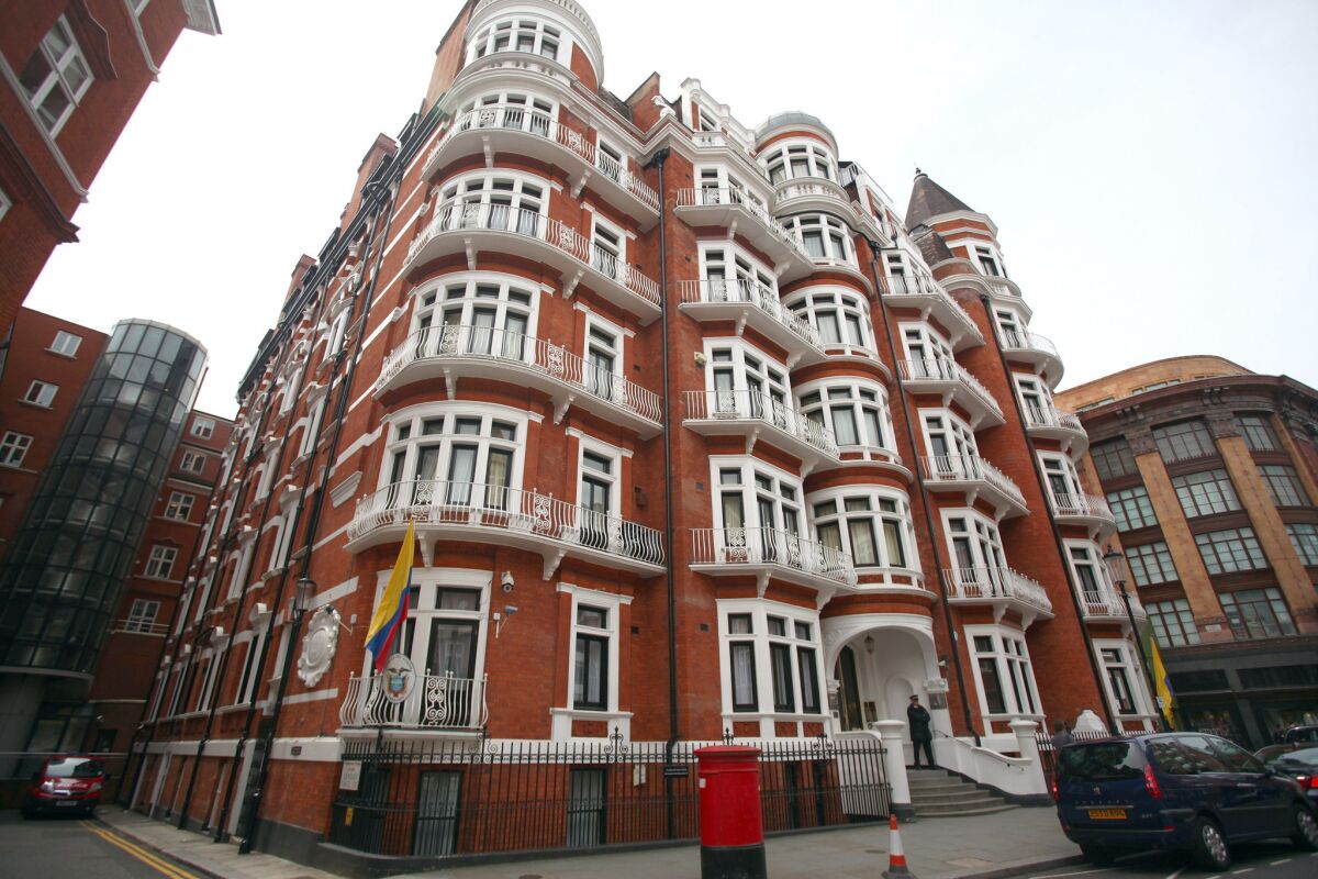 WikiLeaks founder Julian Assange is said to be willing to stay in Ecuadorean embassy in the Knightsbridge section of London for years in order to avoid extradition to Sweden.