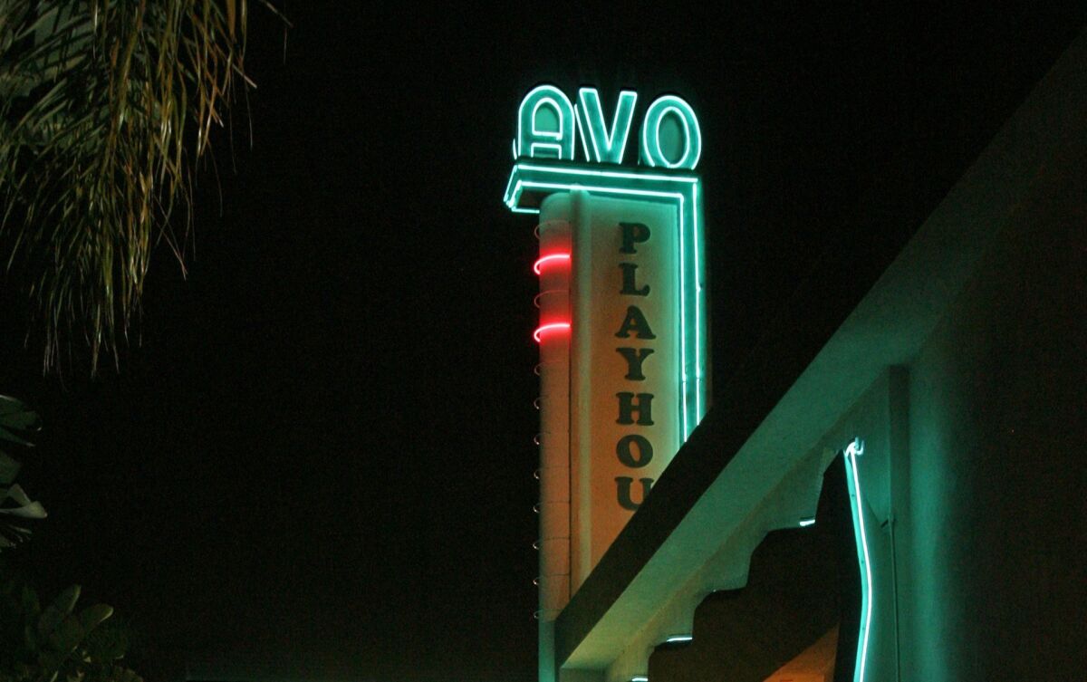 The circa 1948 AVO Playhouse was purchased by the City of Vista and restored as a live performance venue in 1995. The city is entertaining a proposal from JCG Development to turn the facility into a music and live entertainment venue.