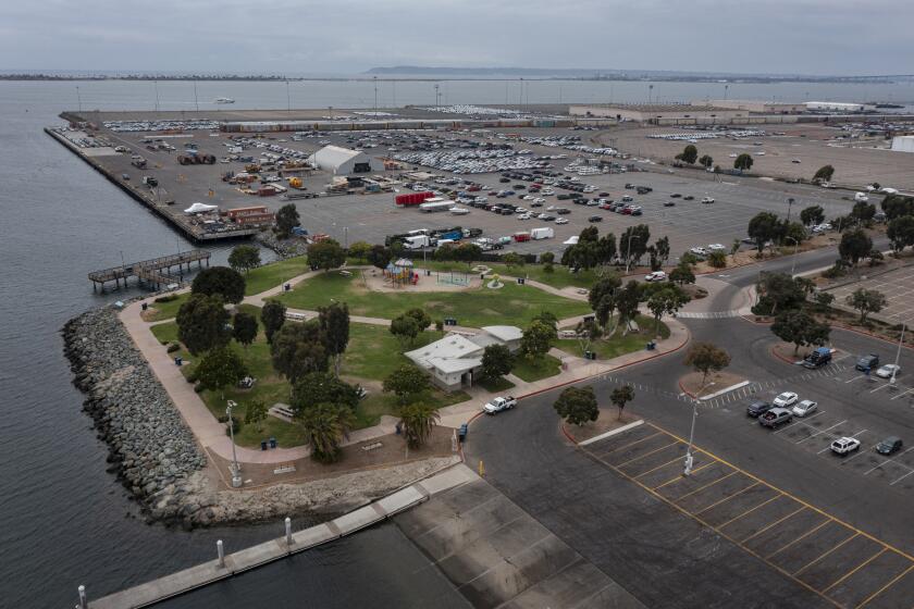SAN DIEGO, CA - AUGUST 18: Pepper Park and Pepper Park Boat Launch Ramp on Wednesday, August 18, 2021 in National City, CA. (K.C. Alfred / The San Diego Union-Tribune)