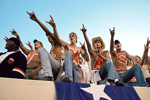 A 'Hook 'Em' cheer