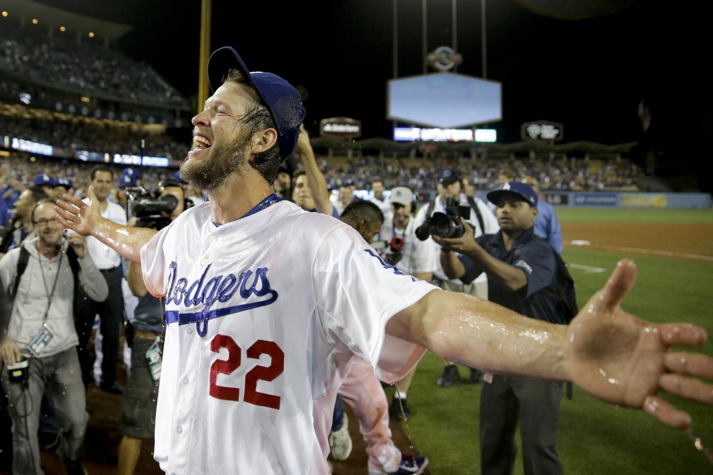 Clayton Kershaw edges Mike Trout as Sporting News player of year - Los  Angeles Times