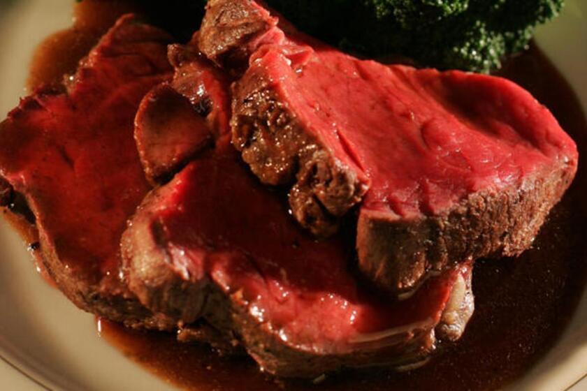 Recipe: George W. Bush’s filet of beef with three-peppercorn sauce, 2001