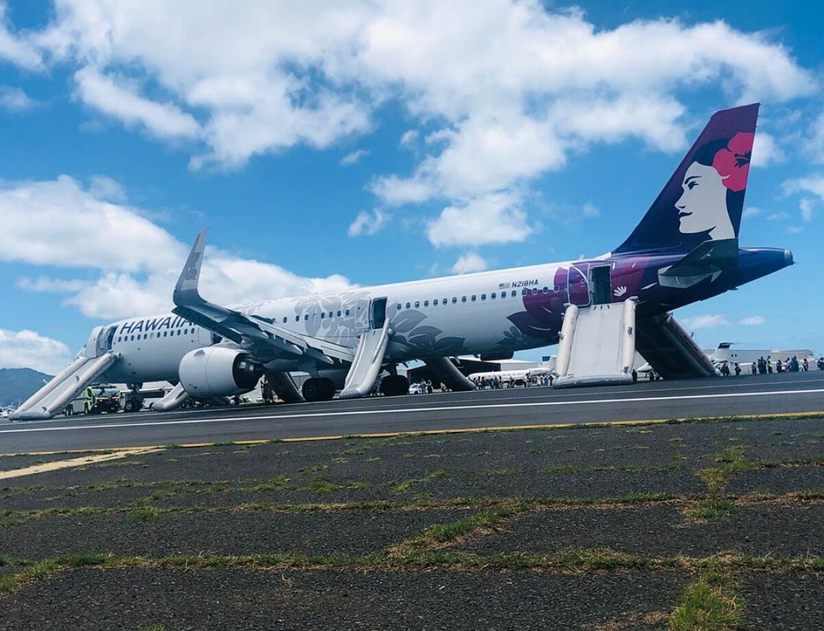 A Hawaiian Airlines flight made an emergency landing in Honolulu in August 2019 after smoke filled the cabin.