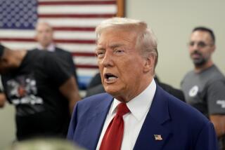 Republican presidential nominee former President Donald Trump speaks at the Las Vegas Police Protective Association during a campaign stop, Saturday, Sept.14, 2024, in Las Vegas. (AP Photo/Alex Brandon)