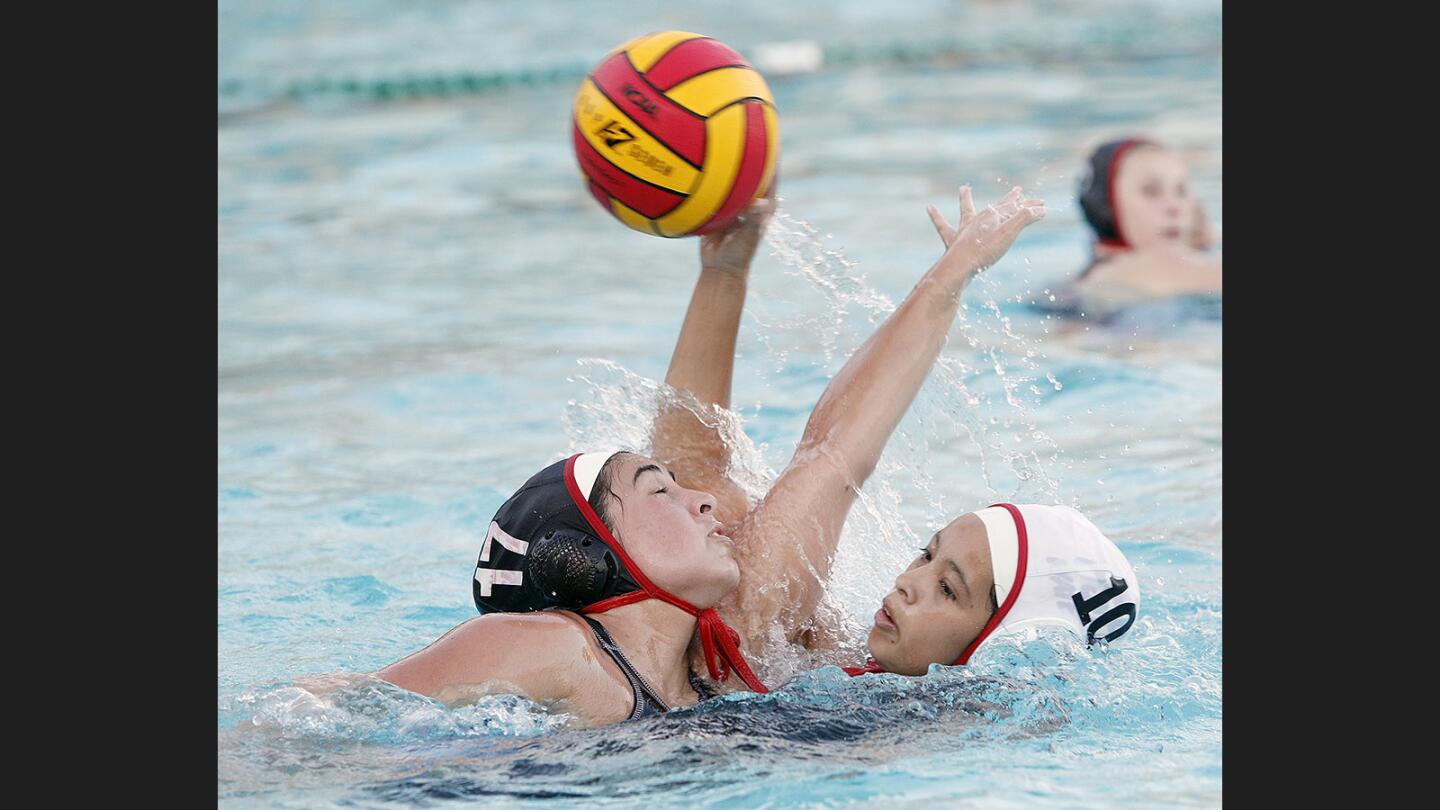 Photo Gallery: Burroughs vs. Flintridge Sacred Heart Academy's nonleague girls' water polo