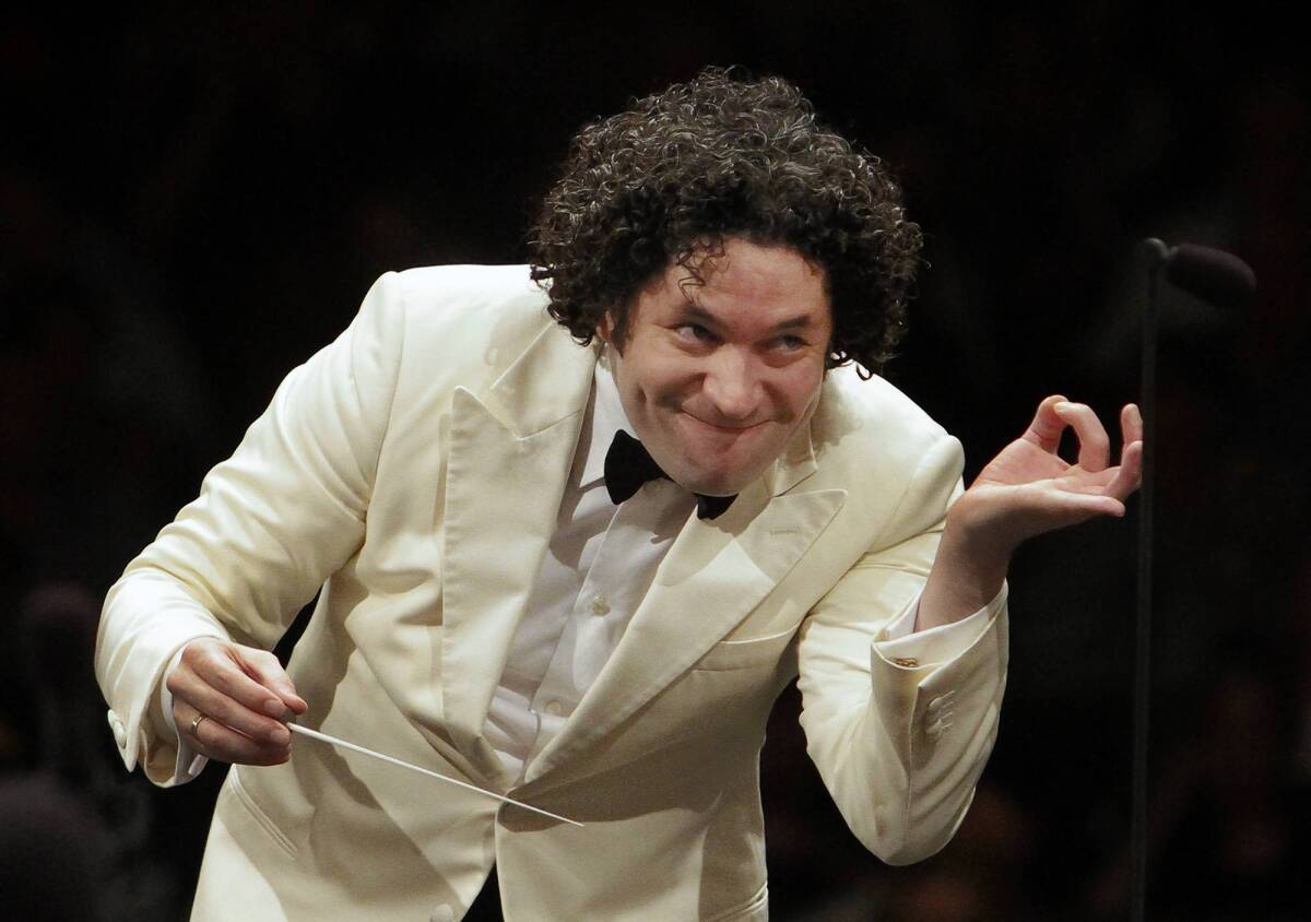 Los Angeles Philharmonic conductor Gustavo Dudamel