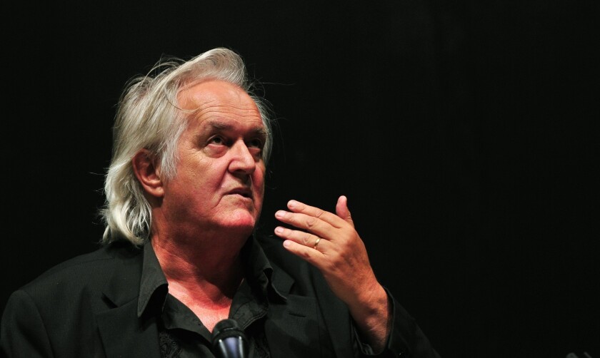 Swedish author Henning Mankell attends a news conference in 2010; on Wednesday he revealed in a local newspaper he has cancer and intends to write about it.