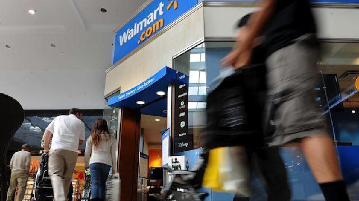 Wal-Mart's earnings fell below Wall Street's expectations in the third quarter.