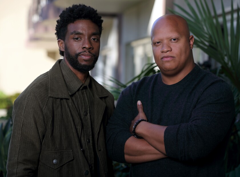 Chadwick Boseman and Logan Coles produced "21 Bridges."