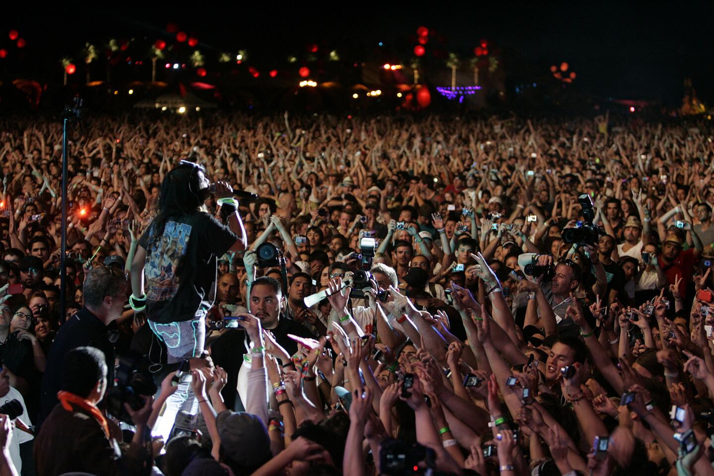 British artist M.I.A performs at Coachella Valley Music and Arts Festival, 2009.