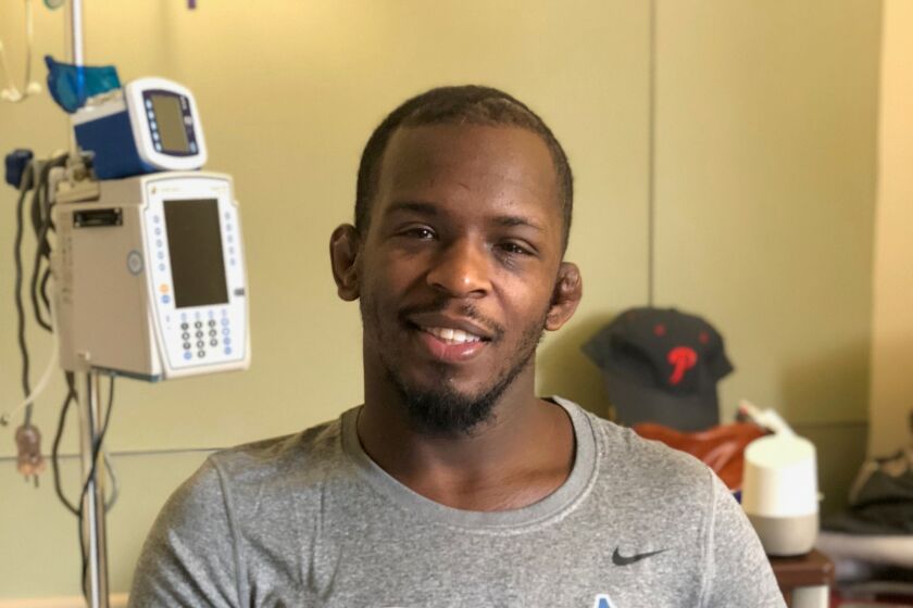 Before his brain injury, Rich Perry had a "megawatt smile." This smile, in 2018, was one of his first after his injury.