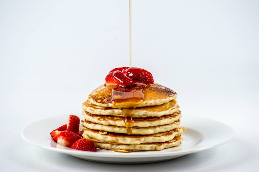 All-you-can-eat pancakes will be served 7:30-11:30 a.m. Saturday morning at La Jolla Rec Center.
