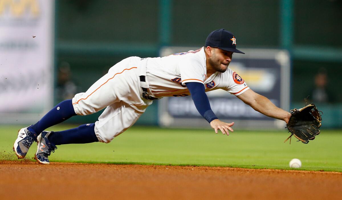 Jose Altuve is a five-time All-Star who won a Gold Glove in 2015.