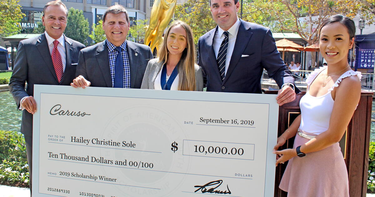 On the Town: Caruso Family Foundation awards pair of scholarships