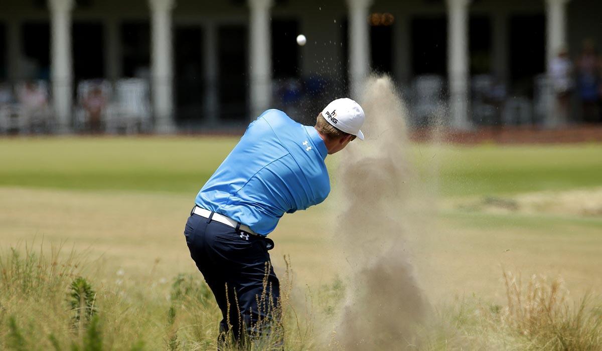 Hunter Mahan and other golfers will have to deal with sandy rough covered in natural vegetation at Pinehurst during the U.S. Open.