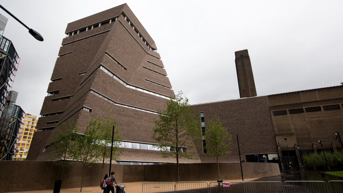 The new Herzog & de Meuron-designed wing at London's Tate Modern.