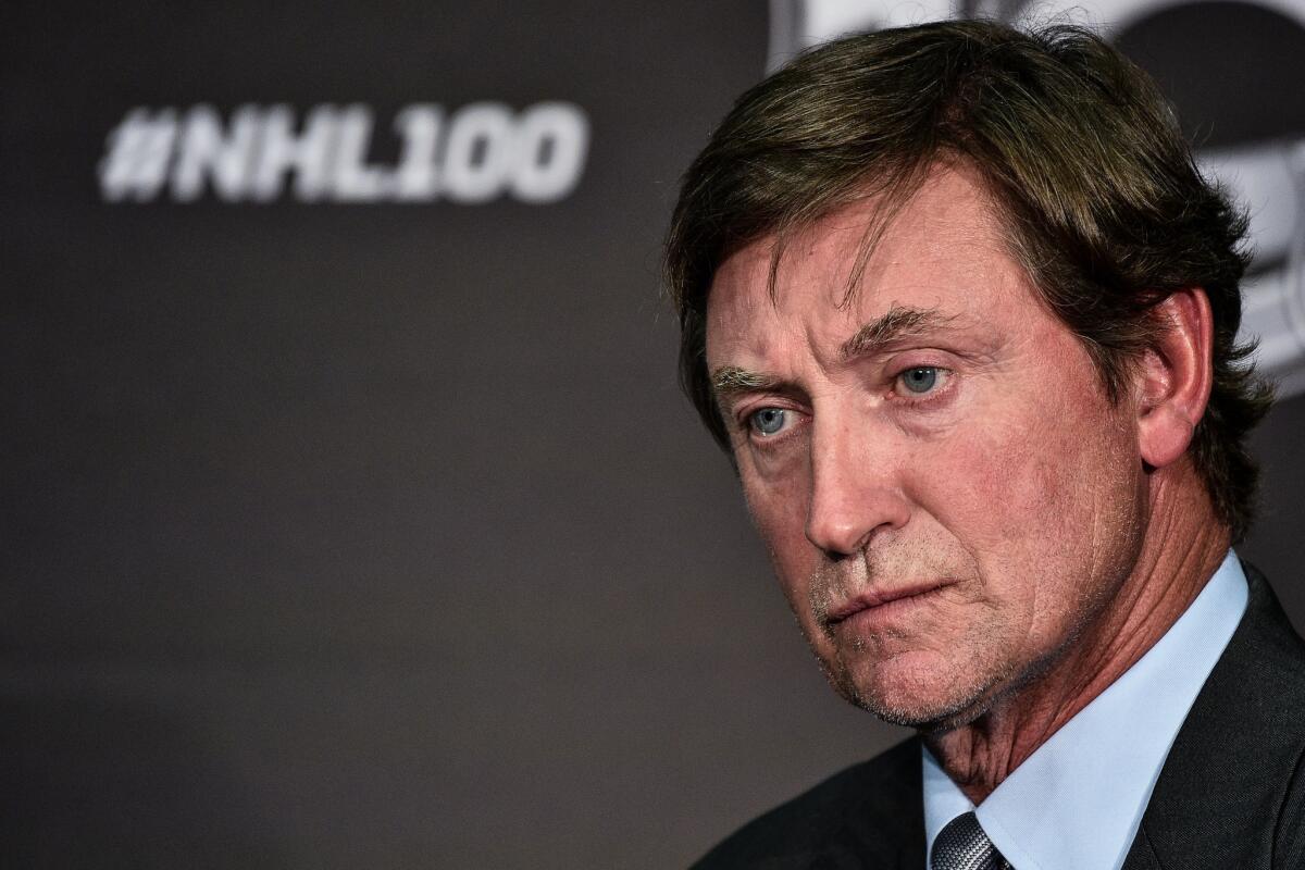 Wayne Gretzky will be a big part of the NHL's 100th anniversary celebrations.
