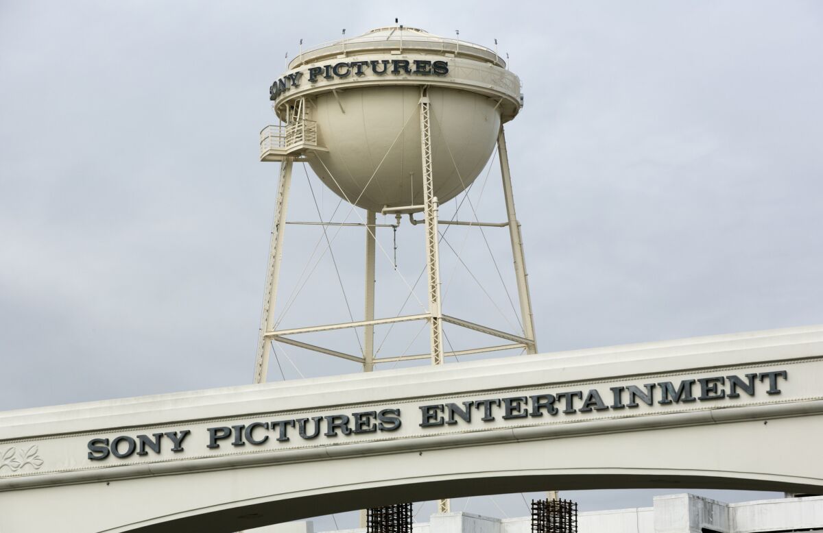 Sony Pictures Entertainment studio lot entrance in Culver City.