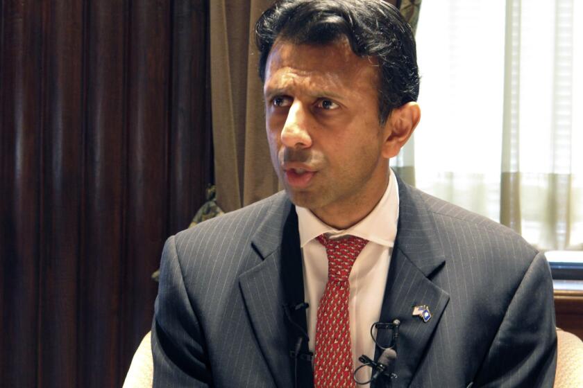 Republican Gov. Bobby Jindal talks about the end of the Louisiana legislative session.