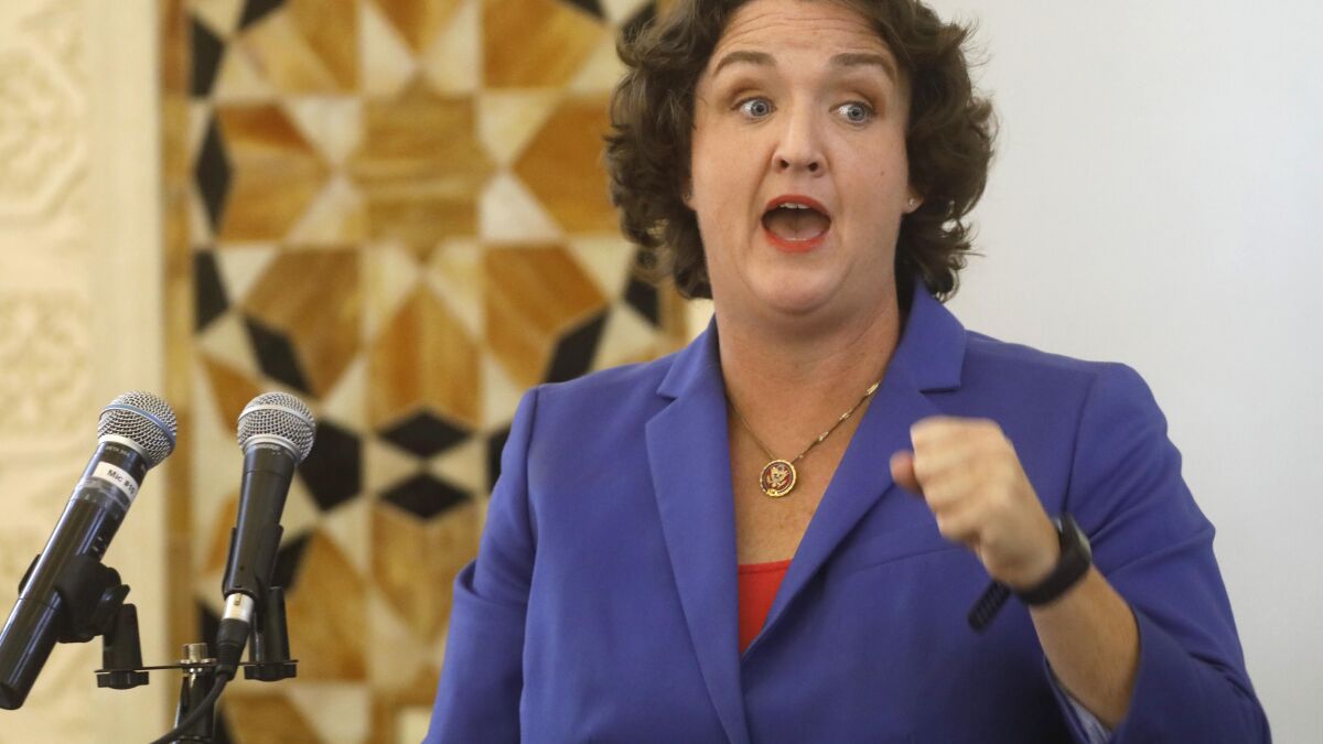Column: Katie Porter just forced the California Senate race into the open, where it belongs