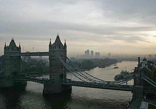 Tower Bridge in London by Sang Tan / Associated Press