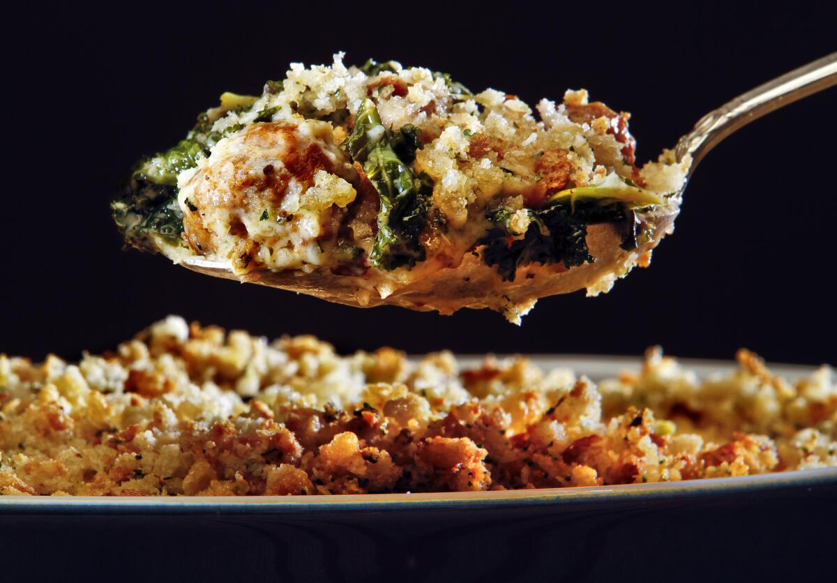 Recipe: Italian sausage and kale gratin