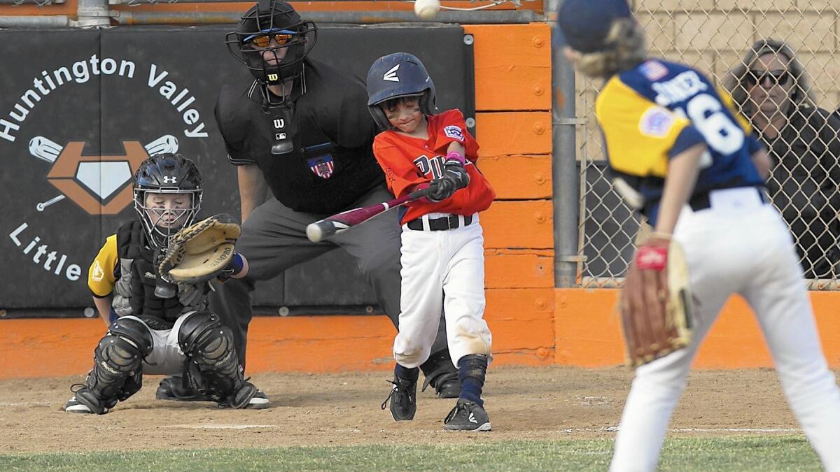 Costa Mesa National Little League Major Division Pirates edge