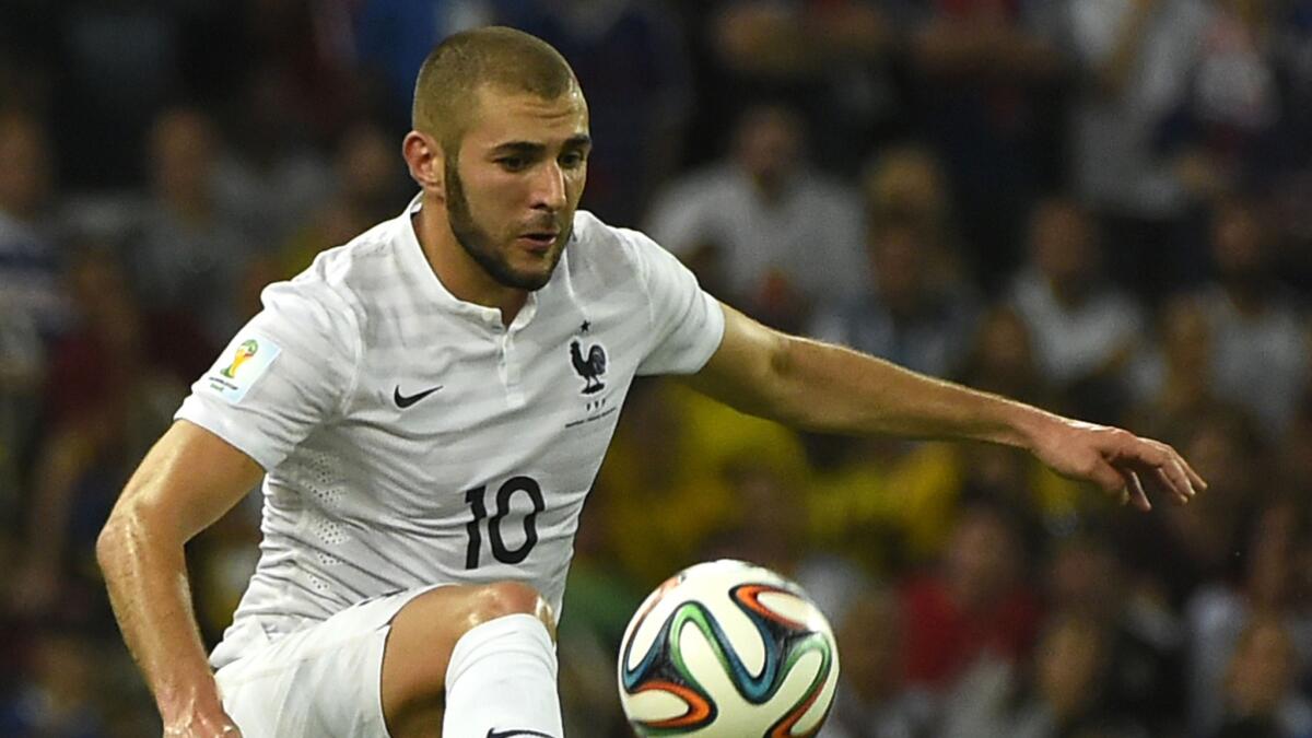 France forward Karim Benzema will be one to watch in the team's Round of 16 World Cup match against Nigeria on Monday.