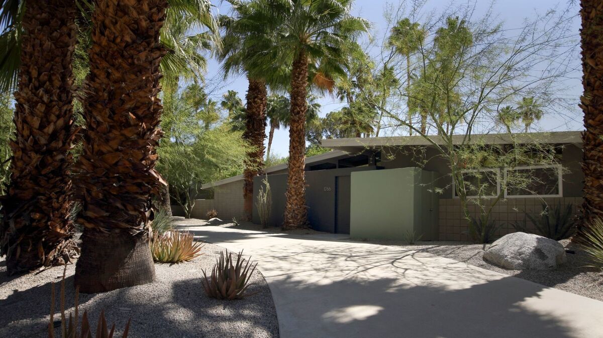 A 1959 William Krisel-designed home in the Vista Las Palmas neighborhood in Palm Springs.