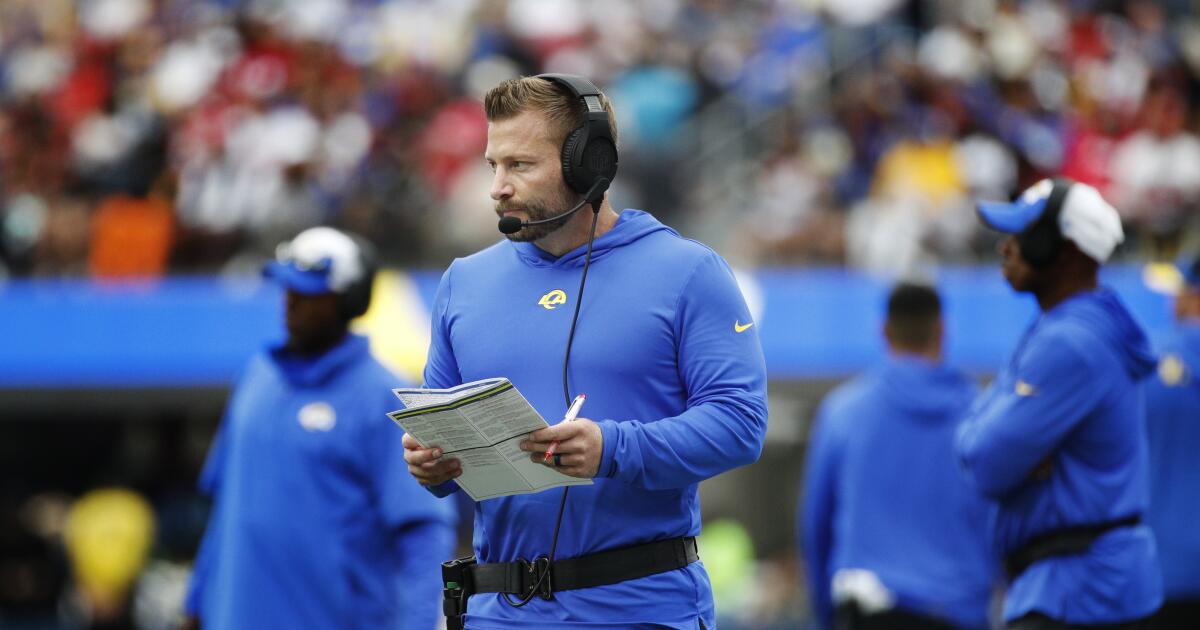 Rams’tan Sean McVay, oyun çağrısının ölümcül olabileceğini itiraf ediyor