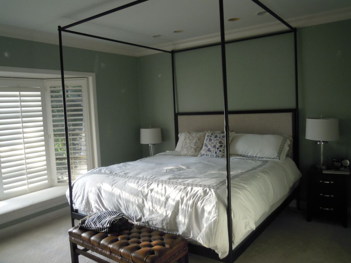 Before pictures (master bedroom) of the home of Patrick Wildnauer and husband Tom Balamaci located in the mid-Wilshire area of Los Angeles, that was built in 1927. (Amalia Gal)