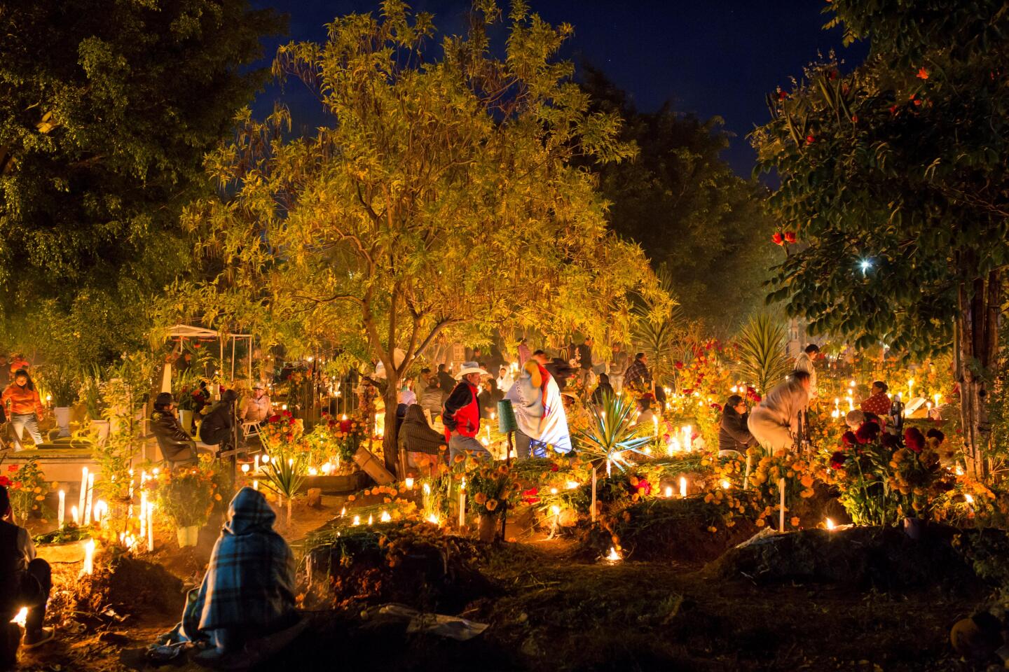 Día de Muertos en la localidad de Atzompa