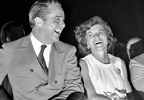 Sargent Shriver, a lawyer and Kennedy in-law, worked for JFK's and Lyndon Johnson's administrations. He launched social programs including the Peace Corps, Head Start and the Job Corps and led the "war on poverty." Programs he created "still change people's lives," says daughter Maria Shriver. Above, with his wife Eunice in 1968. He was 95. Full obituary