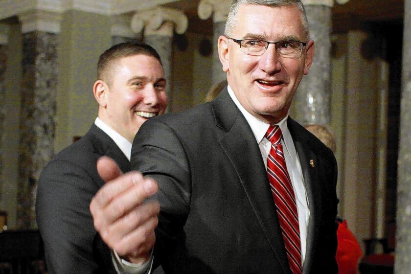 Sen. John Walsh (D-Mont.), who stoked outrage when he said post-traumatic stress syndrome "may have been a factor" in his having plagiarized in an academic paper while at the U.S. Army War College, has dropped his reelection bid.