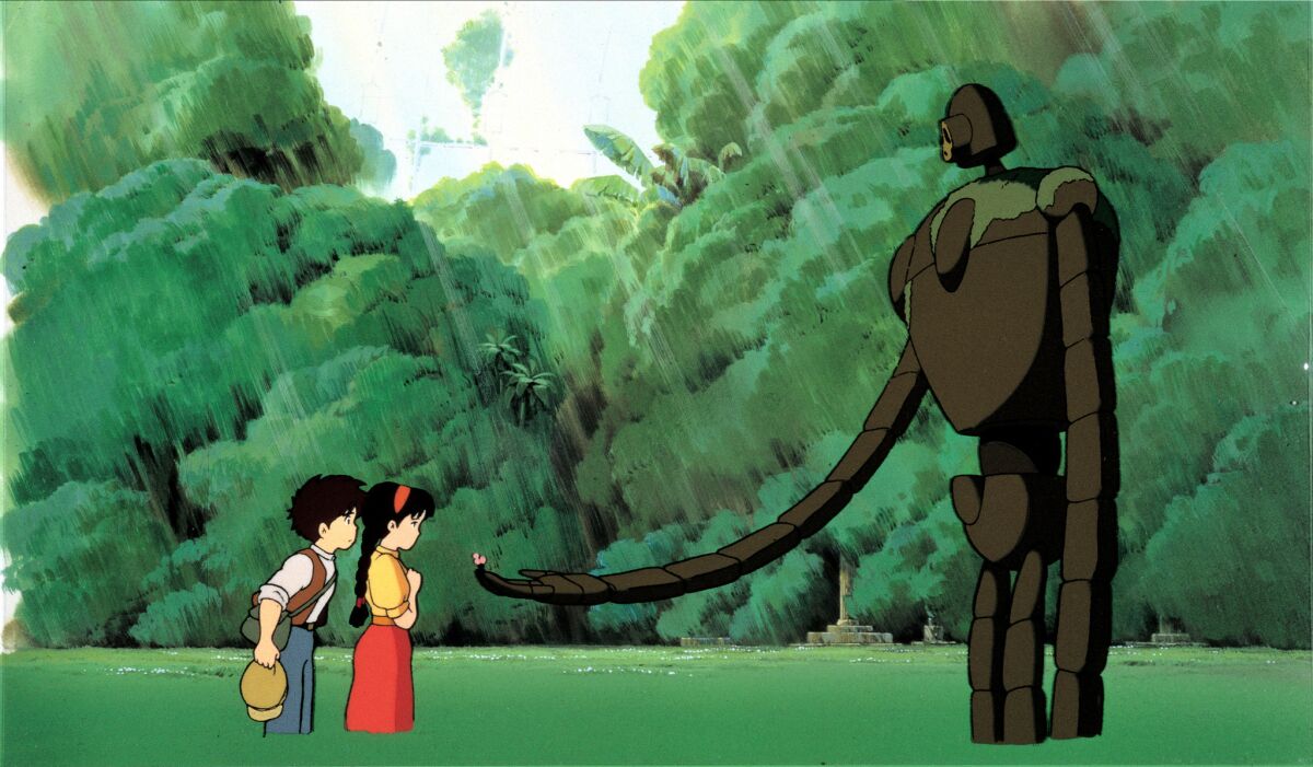 The adventure "Castle in the Sky" was the first film released by Studio Ghibli.