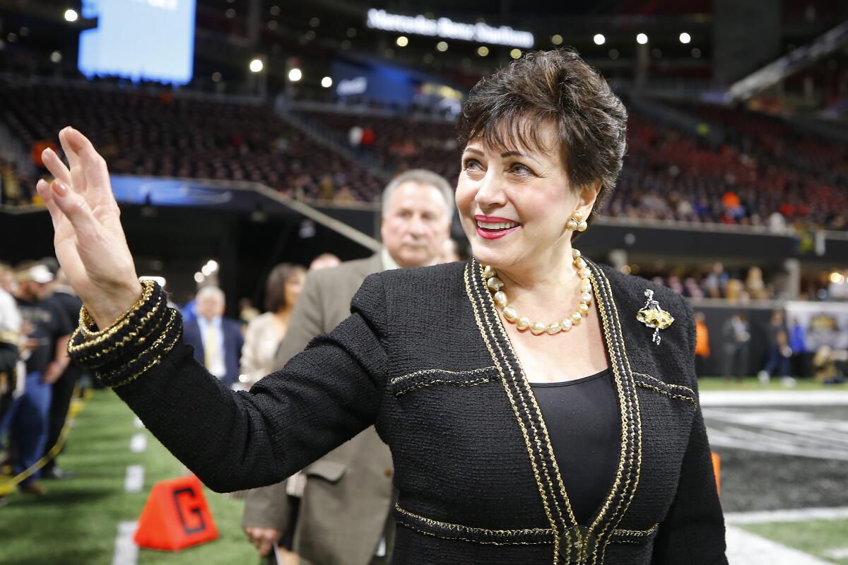 New Orleans Saints owner Gayle Benson 