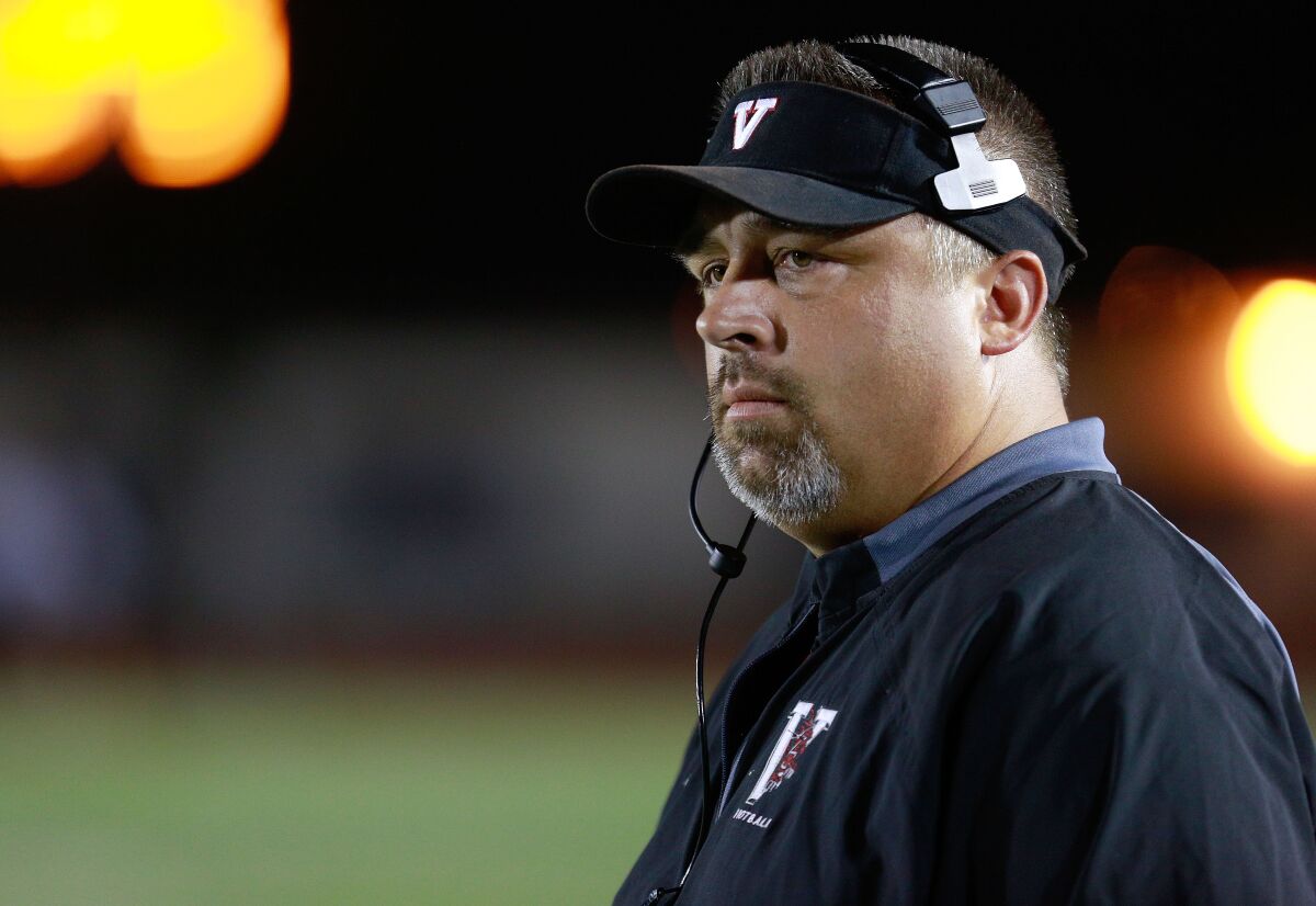Vista High School fires football coach Dave Bottom; promised  'restructuring' likely to take months - The San Diego Union-Tribune